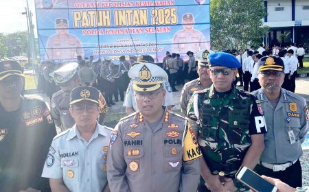 Operasi Patuh Intan 2025 Dimulai, Ditlantas Polda Kalsel Meningkatkan Penindakan