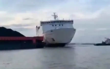 Insiden KM Dharma Kartika II dan Tongkang Batu Bara di Sungai Barito, Polda Kalsel Turun Tangan