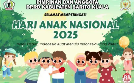 DPRD Batola Mengucapkan Selamat Hari Anak Nasional 2025