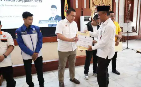 Pemprov Kalsel Guyur Bantuan Partai Politik Belasan Miliar
