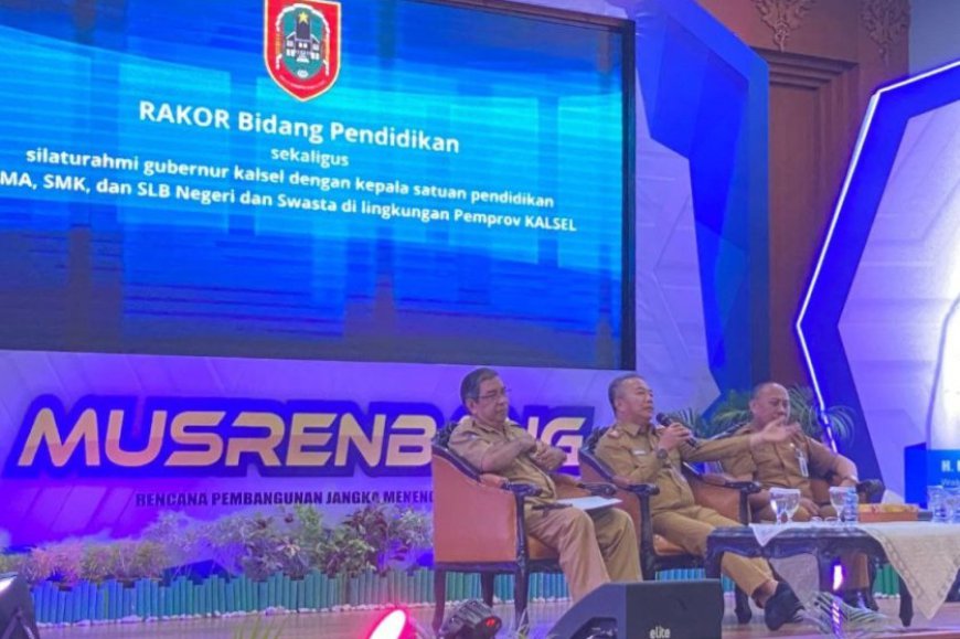 Rakor Pendidikan Kalsel Menekankan Pemerataan Akses dan Penguatan Mutu Sekolah