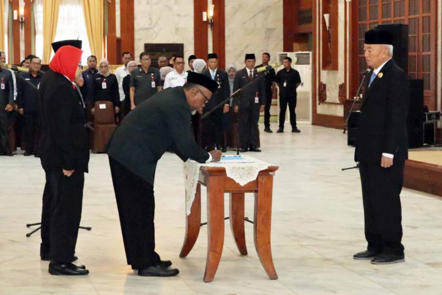 Lantik 104 Pejabat Fungsional, Berikut Pesan Gubernur Kalsel