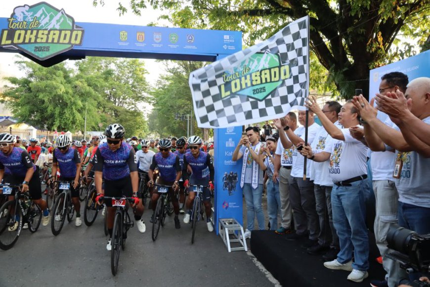 465 Pembalap Bersaing di Tour de Loksado 2025, Naufal Pertahankan Kampiun Man Elite