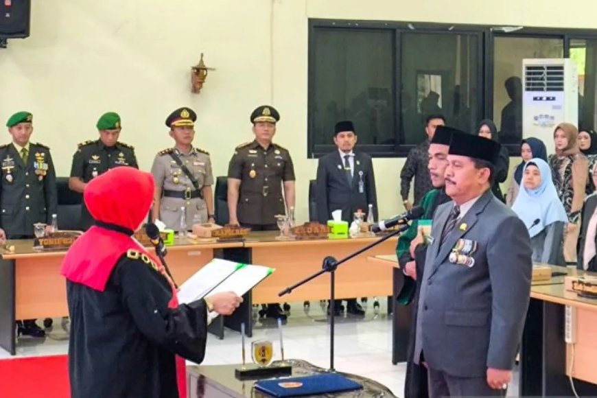 Purnawirawan TNI AD Resmi Menjabat Ketua DPRD HST