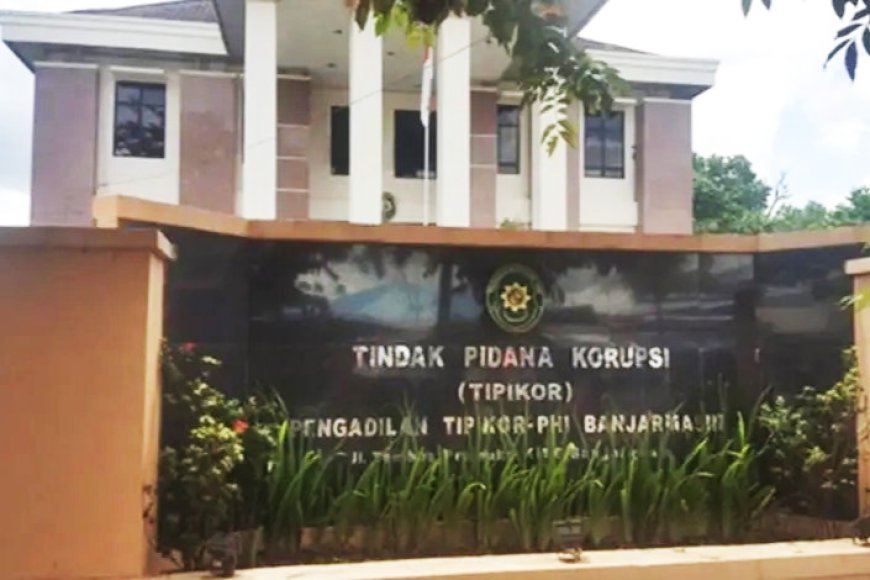 Pengadilan Tipikor Vonis Debitur BPR Batola 1 Tahun Bui, Wajib Bayar Rp1 Miliar