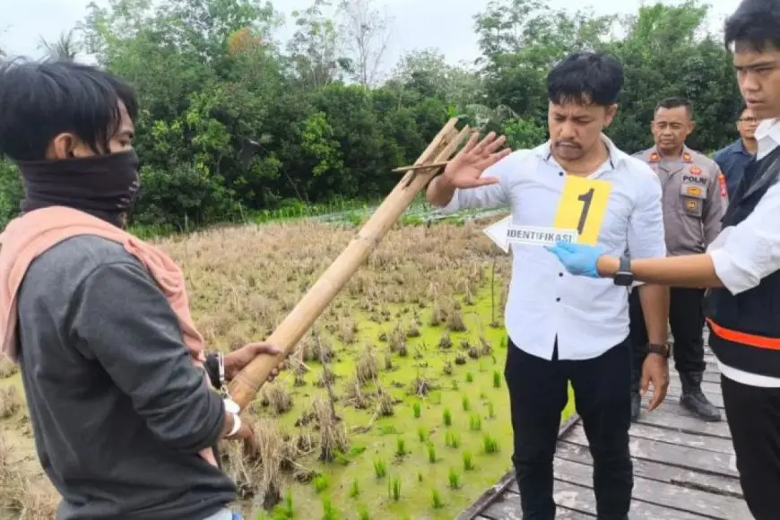 Tergiur Miliki Perhiasan, Pemuda di Banua Lawas Tabalong Habisi Tetangga Sendiri