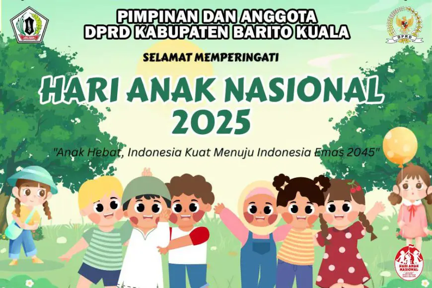 DPRD Batola Mengucapkan Selamat Hari Anak Nasional 2025