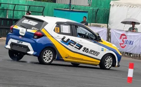 Debut di Kejurnas Slalom U-23, Pembalap Kalsel Muhammad Kholilul Rahman Kembali Raih Podium