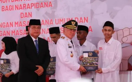 Dapat Remisi HUT ke-80 Republik Indonesia, 74 WBP di Kalsel Langsung Bebas