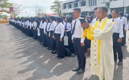 Masa Kerja Tiga Tahun, Calon PPPK Formasi 2024 Tahap I di Batola Akhirnya Dilantik