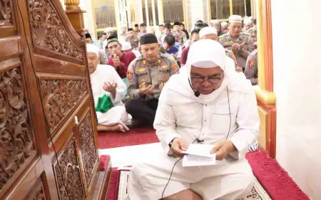 Polres Batola Gelar Salat Gaib dan Doa Bersama untuk Keselamatan Bangsa