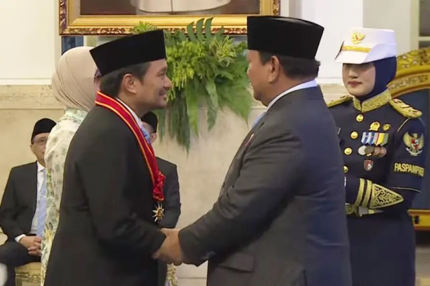 Haji Isam, Sulaiman HB dan Abidin Dianugerahi Bintang Mahaputera dari Presiden Prabowo