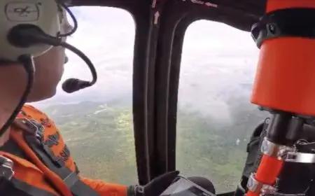 Sebelum Dilaporkan Hilang di Mantewe Tanbu, Helikopter EastIndo Air Berasap dan Terbang Rendah