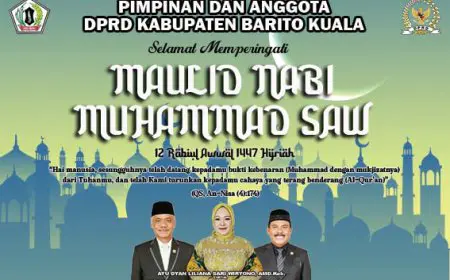DPRD Batola Mengucapkan Selamat Memperingati Maulid Nabi Muhammad