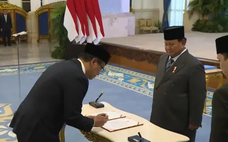 Presiden Prabowo Reshuffle Kabinet, Lantik Satu Menteri Baru