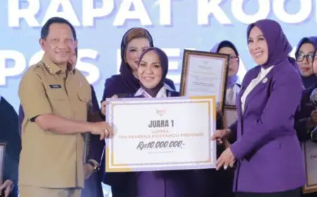 Posyandu Kalsel Raih Penghargaan Terbaik Nasional dari Kemendagri