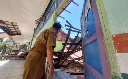 Tak Kunjung Diperbaiki, Kondisi SDN Tinggiran Darat di Batola Memburuk