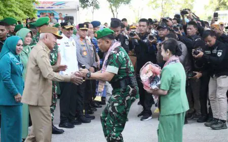Korem 101/Antasari Resmi Beralih ke Kodam XXII/Tambun Bungai