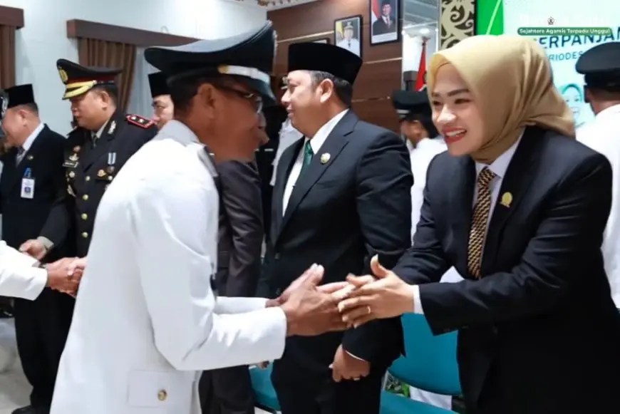 Pengukuhan Perpanjangan Masa Jabatan Kades, Ketua DPRD Batola Titip Pesan Khusus