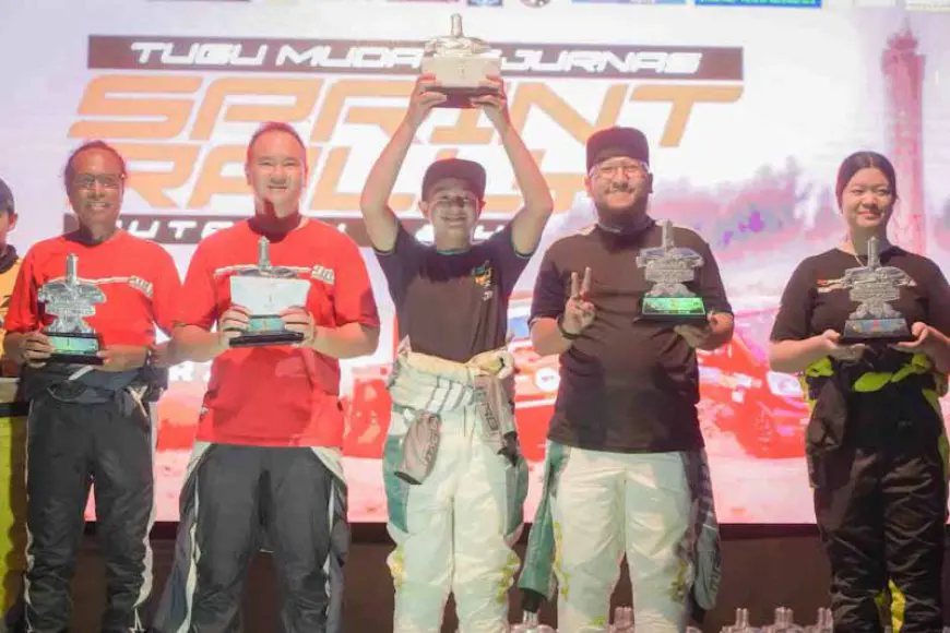 Kejutan Putra Kedua Rihan Variza, Naik Podium Kejurnas Sprint Rally 2025