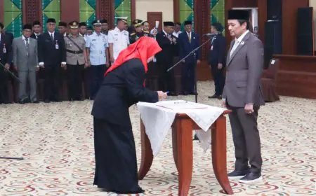 387 Pejabat Resmi Dilantik, Wagub Kalsel Mengingatkan Integritas dan Pelayanan Publik