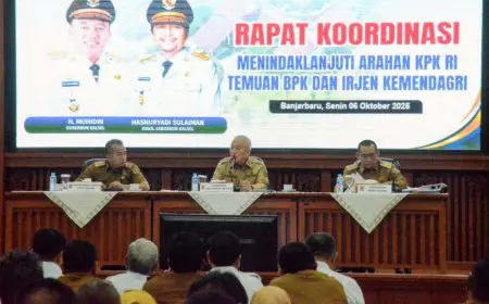 Ultimatum Gubernur Kalsel Soal Penyelesaian Temuan BPK Sebelum Desember 2025