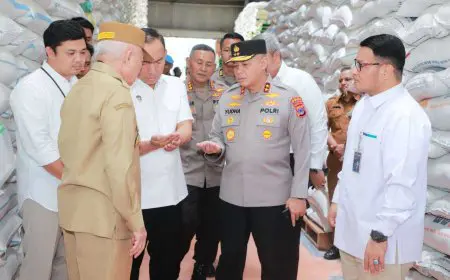 Cek Gudang Bulog, Gubernur Kalsel Jamin Beras SPHP Tak Bermasalah