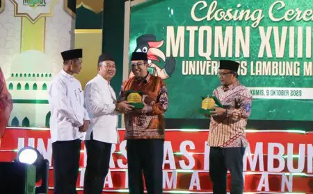 MTQMN XVIII 2025 Sukses Digelar di Kalsel, UII Yogyakarta Juara Umum