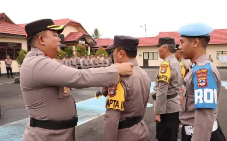 Modernisasi Layanan Polri, Polres Batola Meluncurkan Pamapta SPKT