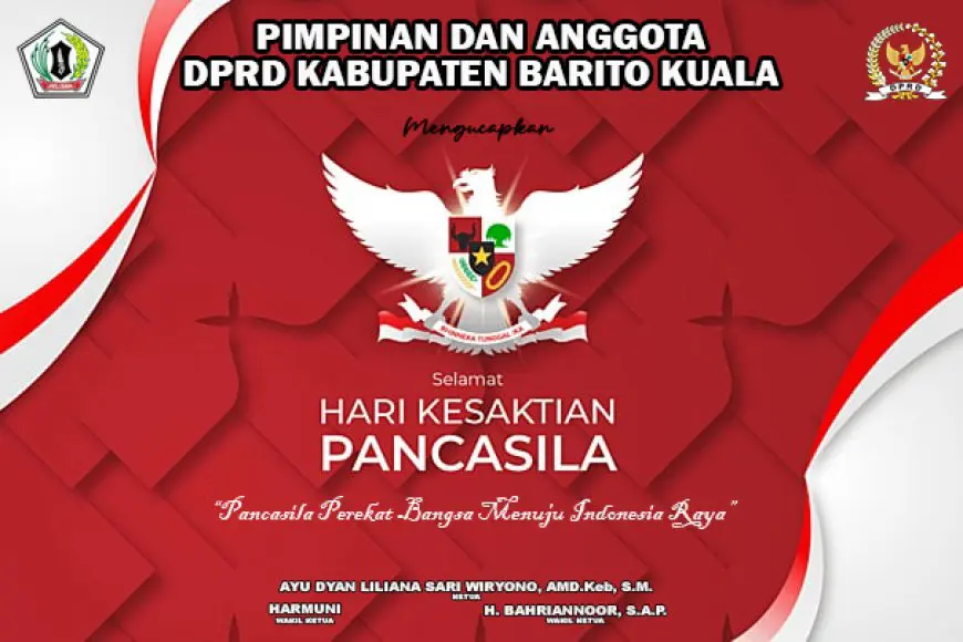 DPRD Batola Mengucapkan Selamat Memperingati Hari Kesaktian Pancasila 2025