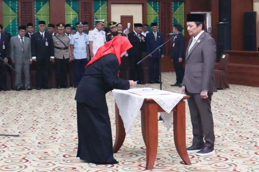 387 Pejabat Resmi Dilantik, Wagub Kalsel Mengingatkan Integritas dan Pelayanan Publik