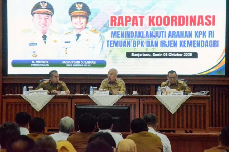 Ultimatum Gubernur Kalsel Soal Penyelesaian Temuan BPK Sebelum Desember 2025
