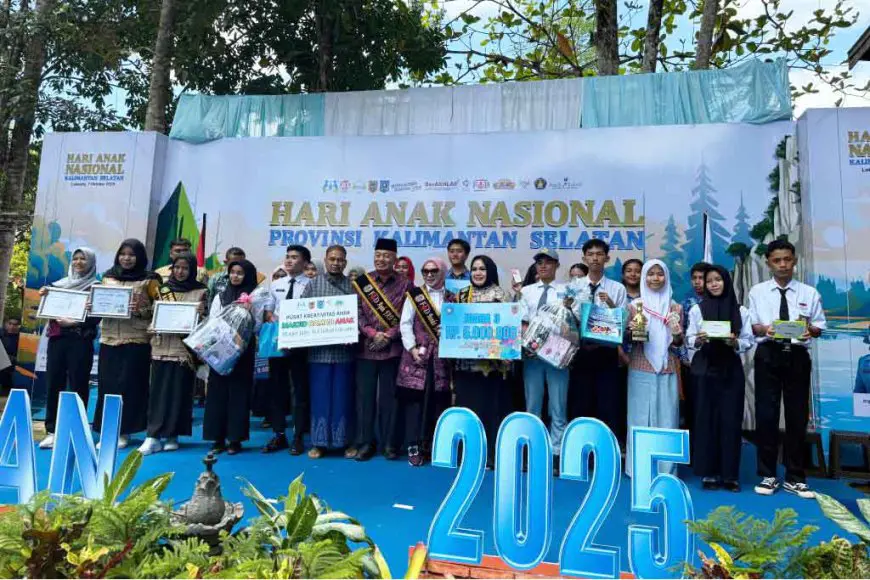 Peringati HAN 2025 di Loksado, Pemprov Kalsel Pertegas Kepedulian Terhadap Anak Pedalaman