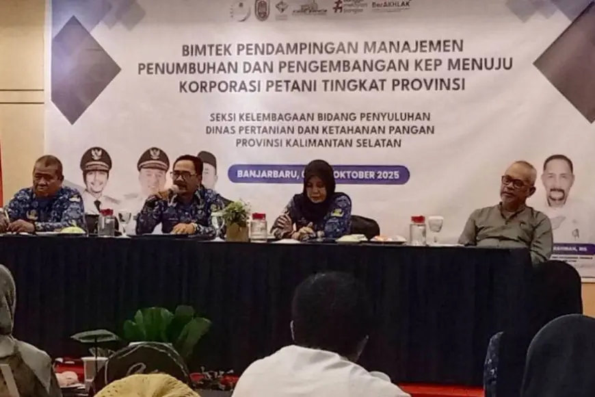 Pemprov Kalsel Dorong Petani Menjadi Korporasi Lewat Penguatan Kelembagaan Ekonomi