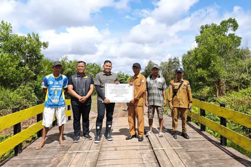 Julong Group Perkuat Komitmen CSR dengan Pembangunan Jembatan di Sinar Baru Batola