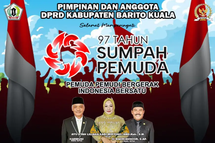 DPRD Batola Mengucapkan Selamat Memperingati Hari Sumpah Pemuda