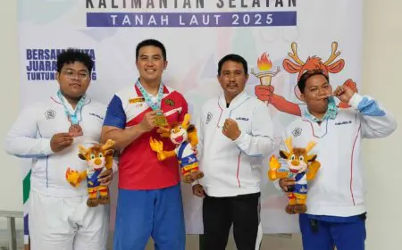 Dari Bhabinkamtibmas hingga Kasat Lantas, Personel Polres Batola Raih Medali di Porprov 2025