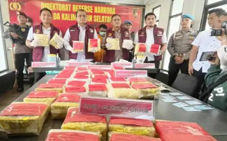 Polda Kalsel Kembali Bongkar Jaringan Fredy Pratama, Narkoba Senilai Rp91,7 Miliar Disita