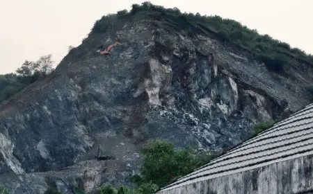 Viral Gunung Batu Awang Bangkal di Banjar Longsor, Polisi Klaim Tidak Jatuh Korban Jiwa