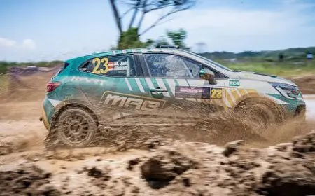 Hujan Ganggu Aksi Dua Remaja Tapin di Kejurnas Sprint Rally 2025 Putaran Terakhir