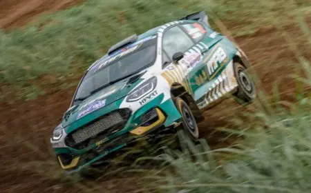 Sempat Jungkir Balik, Sulung Rihan Variza Finis Ketiga di Putaran Akhir Kejurnas Sprint Rally 2025