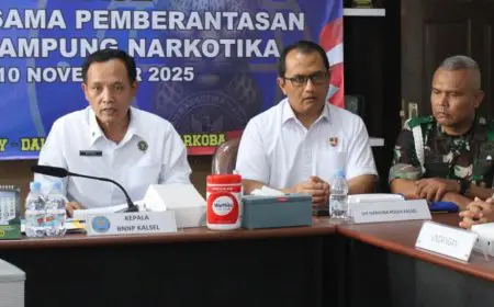 Bukan di Banjarmasin, Hulu Sungai Tengah Justru Menjadi Titik Rawan Narkoba