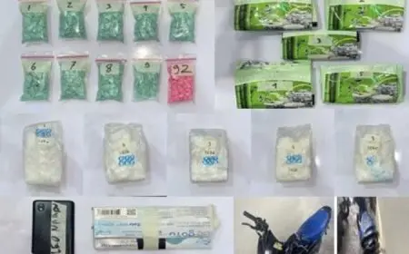 Warga Banjarmasin Tengah Tertangkap Basah Bawa 5 Kg Sabu dan Ratusan Ekstasi