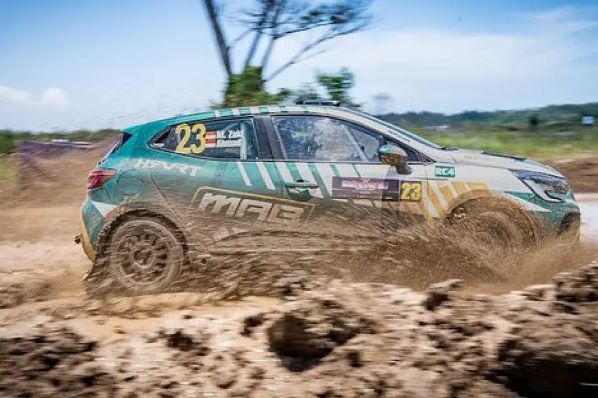 Hujan Ganggu Aksi Dua Remaja Tapin di Kejurnas Sprint Rally 2025 Putaran Terakhir