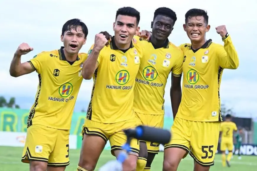 Brace Alexsandro Bawa Barito Kembali ke Puncak Klasemen Pegadaian Championship