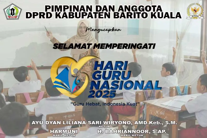 DPRD Batola Mengucapkan Selamat Hari Guru Nasional 2025