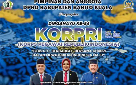 DPRD Batola Mengucapkan Dirgahayu Korpri ke-54