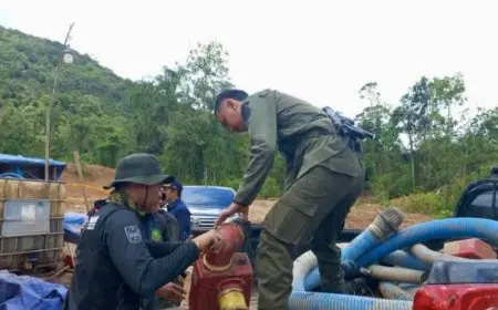 Dishut Kalsel Ungkap Tambang Emas Liar di Kintap, Pemilik Masih Diburu