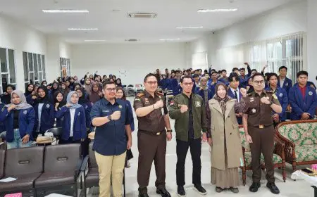 Peringati Hakordia 2025, Kejari Batola Sosialisasi Antikorupsi di Uniska MAB