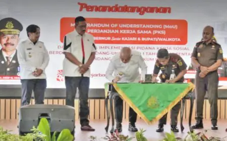 Disepakati Kejati dan Pemprov Kalsel, Apa Maksud Pidana kerja Sosial?